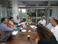 Reunião com diretores dos museus, Sinfra, Proex e coordenação de assuntos culturais