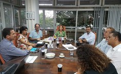 Reunião com diretores dos museus, Sinfra, Proex e coordenação de assuntos culturais