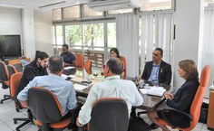 Reunião foi no gabinete da Reitoria, na última terça-feira (25)