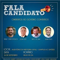 Sabatinas na Ufal encerram nesta quarta com candidatos a governador