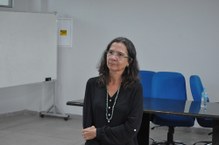 Professora Simoni Meneghetti palestrou no primeiro dia de evento