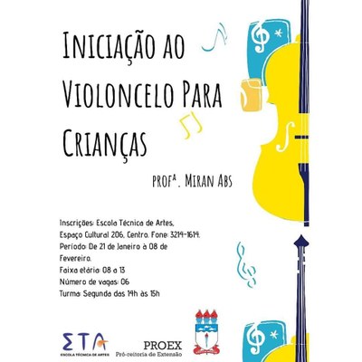 Inscrições estão abertas até o dia 8 de fevereiro