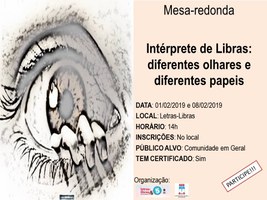 Fale sedia mesa-redonda sobre a importância do intérprete de Libras