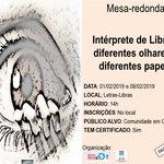 Fale sedia mesa-redonda sobre a importância do intérprete de Libras