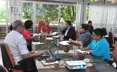 Reunião aconteceu no Gabinete da reitora