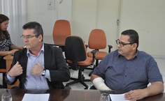 Reunião aconteceu no Gabinete da reitora