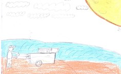 Desenho cedido pela coordenação da pesquisa com as crianças