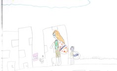 Desenho cedido pela coordenação da pesquisa com as crianças