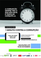 CGU realiza concurso de vídeos '1 Minuto Contra Corrupção'
