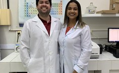 Profo José Ariranha com a doutoranda Mayara