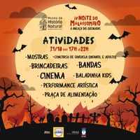 Noite do Malassombro: Halloween do MHN acontece nesta quinta (31)