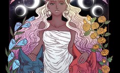 Ilustração estilo Mangá produzida por Janaina Araújo