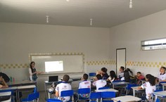 Atividade do projeto em escola pública