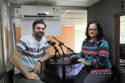 Professor Rodrigo Castelo em entrevista (Foto: Renner Boldrino)