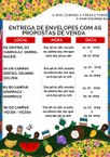 entrega de envelopes