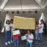 Apresentação escolar promove cultura da paz durante a Bienal do Livro