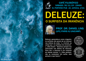 Café Filosófico recebe o filósofo franco-brasileiro Daniel Lins