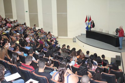 Recepção aos participantes e responsáveis do Paesp Júnior