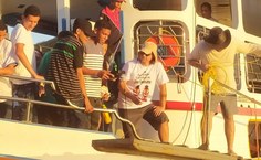 Embarcação atracou na cidade de Piranhas no segundo dia da expedição. Foto: Manoel Oliveira Jr