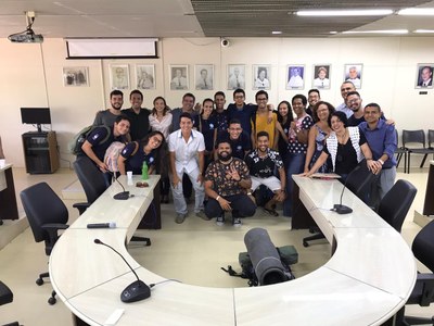 Reunião da Câmara Acadêmica, na Sala dos Conselhos Superiores