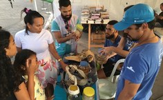 Exposição com animais presos em redes ajudou a visualizar o problema