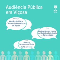 Audiência pública debate ações do Grupo de Trabalho Viçosa