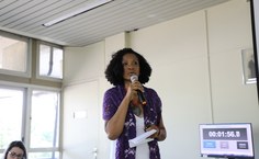 Professora Lígia Ferreira, coordenadora do Neabi