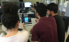 Estudantes de cursos de comunicação da Ufal assinam a campanha institucional. Foto: Blenda Machado