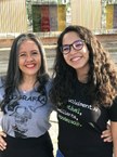 Jeanne e a filha Pietra estudam na Ufal
