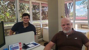 Pai e filho participam de momentos importantes na história da Ufal