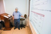 Ricardo Sarmento apresentou o projeto do Centro de Monitoramento para os participantes