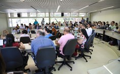 Relatório do GT Estatuto foi apresentado ao Consuni. Fotos: Thiago Prado