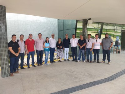 Visita ao prédio do Eixo Saúde em Arapiraca, no último dia 22