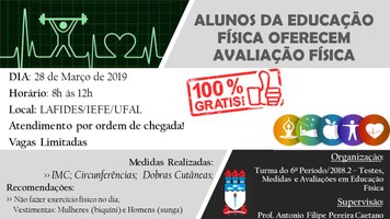 Iefe promove avaliações físicas para comunidade universitária