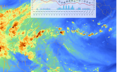 Meteograma do dia 13 de março.  Foto: Lapis/Ufal