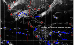Sistema de monitoramento de raios. Foto: Lapis/Ufal