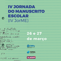 Pesquisa internacional do LAME integrará 4º Jornada do Manuscrito Escolar