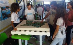 Alunos da escola Santos Dumont