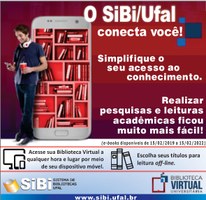 Sistema de Bibliotecas da Ufal disponibiliza livros digitais