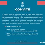 Ufal lança projeto para Centro de Referência Socioambiental