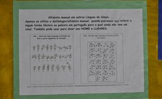 Exposição mostra diferença entre linguagem e língua de sinais