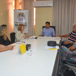 Reitora se reúne com prefeito para tratar de demandas do HU