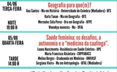 Programação do evento