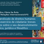 Projeto Civitas promove palestra sobre direitos humanos e cidadania