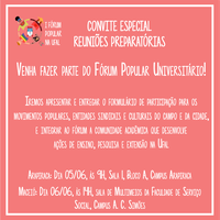 Reuniões preparatórias para o Fórum Popular ocorrem em junho