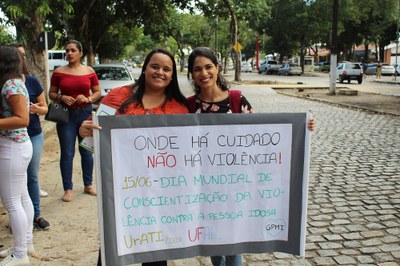 GPMI na ação de conscientização para respeito aos idosos