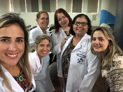 Equipe multidisciplinar que atende no programa do HU