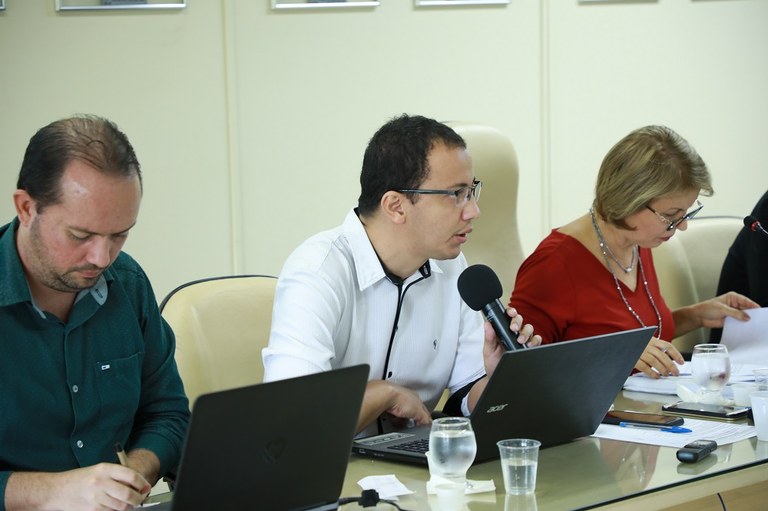 Sessão do Consuni para apreciação do PDI. Foto: Thiago Prado