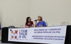 Valéria Correia e Joelma Albuquerque coanduziram o encerramento do evento