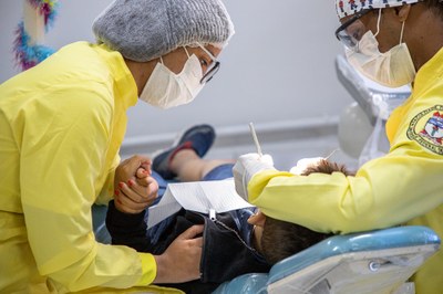 Clínica Odontológica realiza cerca de 1,2 mil atendimentos por mês (Fotos: Renner Boldrino) | nothing